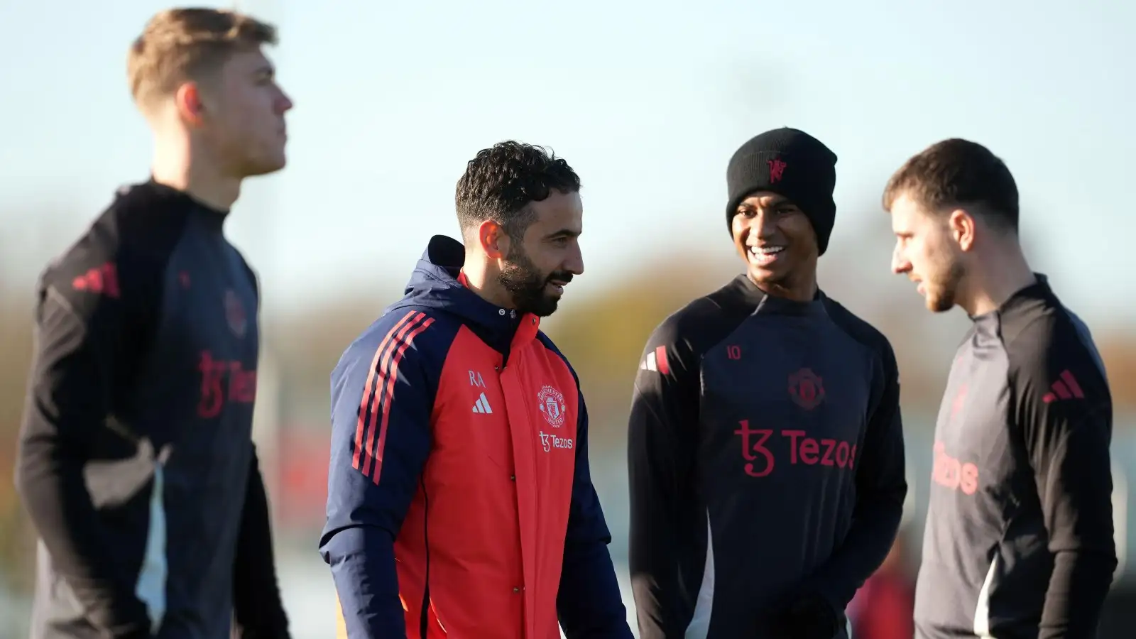ruben-amorim-indulges-in-‘loving’-slaps-as-man-utd-training-session-turns-‘bizarre’ ruben-amorim-indulges-in-‘loving’-slaps-as-man-utd-training-session-turns-‘bizarre’
