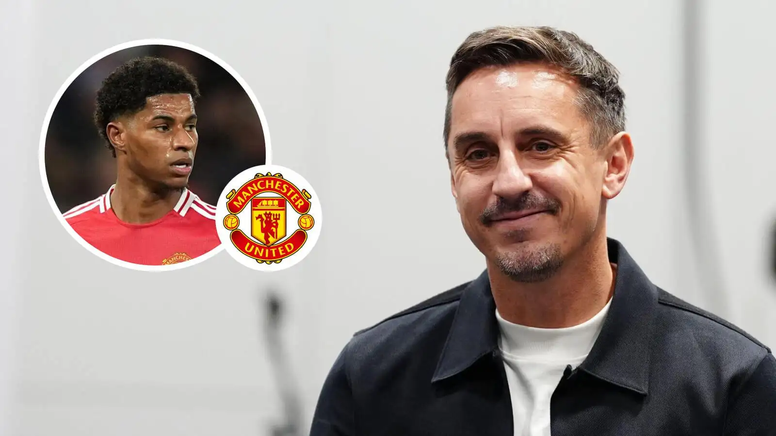 man-utd:-neville-reacts-to-latest-rashford-snub-vs-bournemouth-as-‘inevitable-ending’-nears