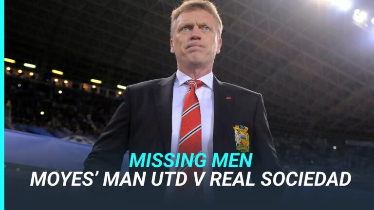 Football quiz: Missing Men – Moyes’ Man Utd XI v Real Sociedad in 2013