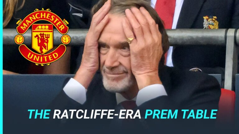 Premier League table since Sir Jim Ratcliffe deal highlights Man Utd’s wretchedness… Premier League table since Sir Jim Ratcliffe deal highlights Man Utd’s wretchedness…