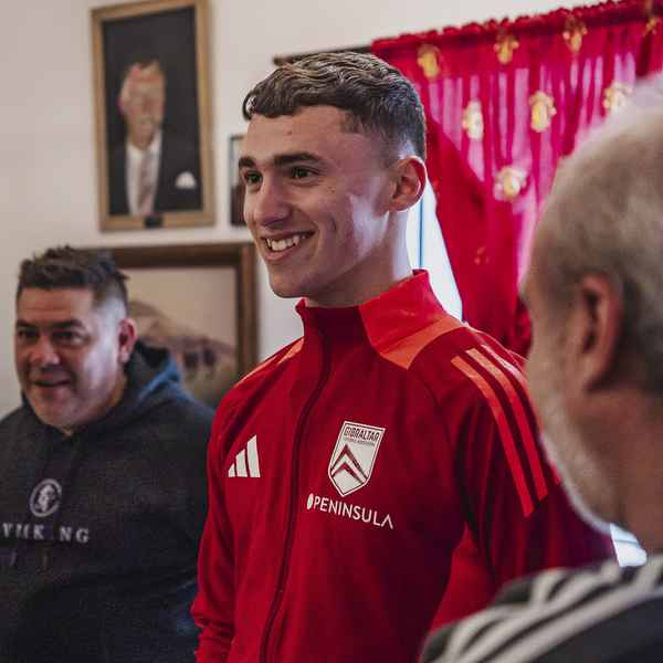 Scanlon meets Supporters’ Club in Gibraltar