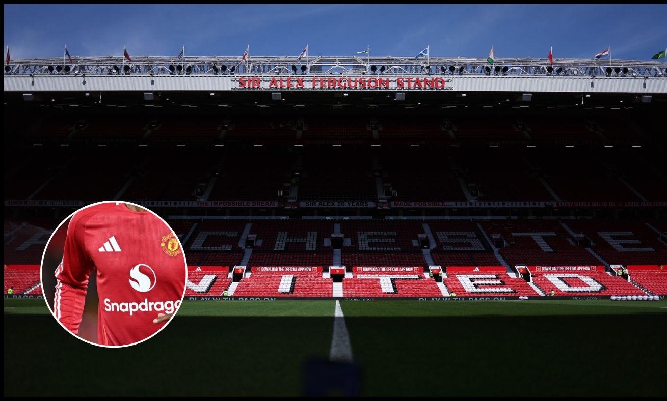 A general view inside an empty Old Trafford before Man United play against West Ham.
