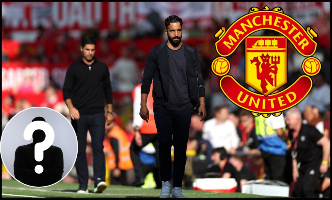 Ruben Amorim and Mikel Arteta on the sidelines