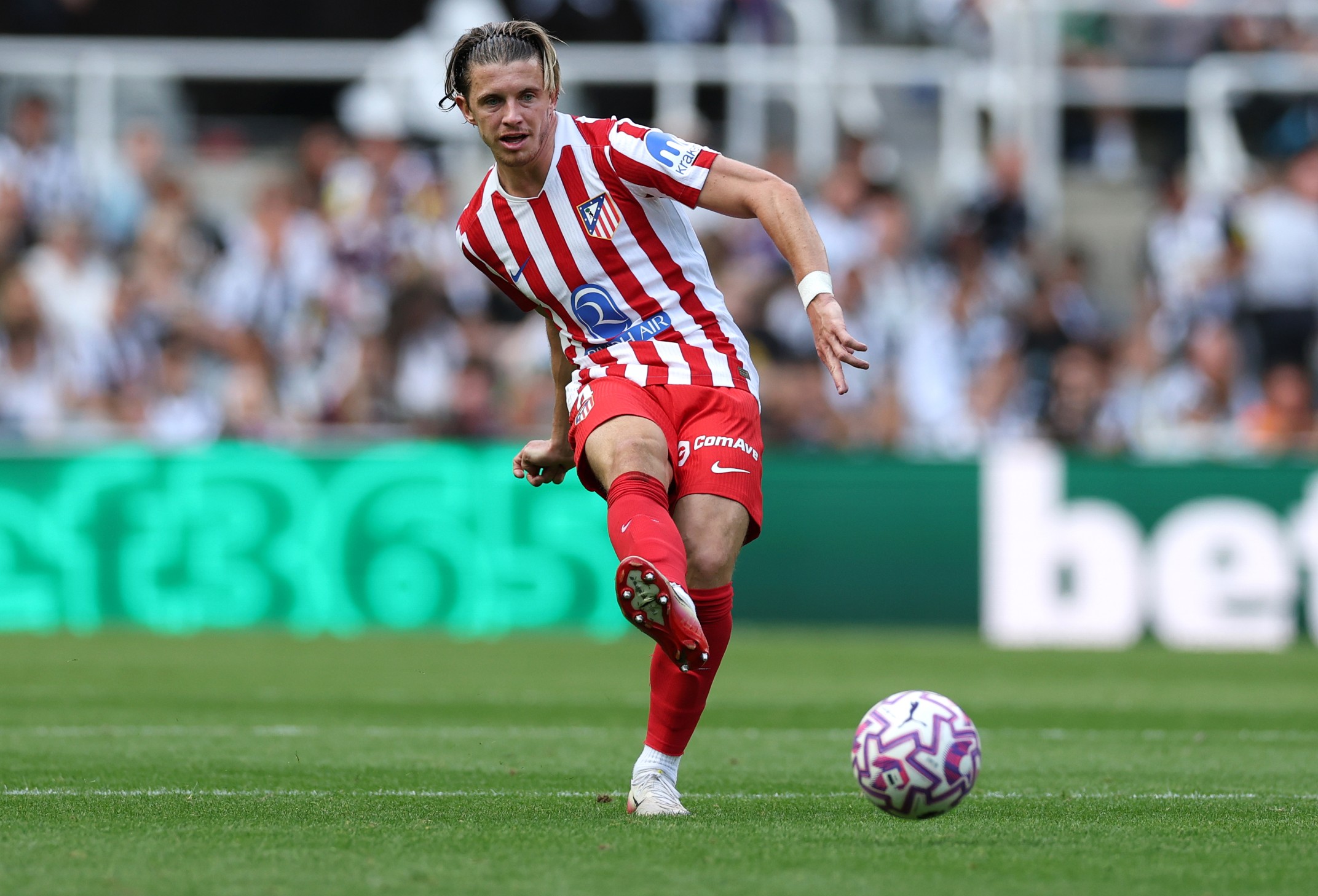 Conor Gallagher of Atletico Madrid in action during the pre-season friendly match