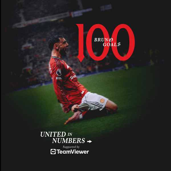 how-bruno-reached-100-united-goals