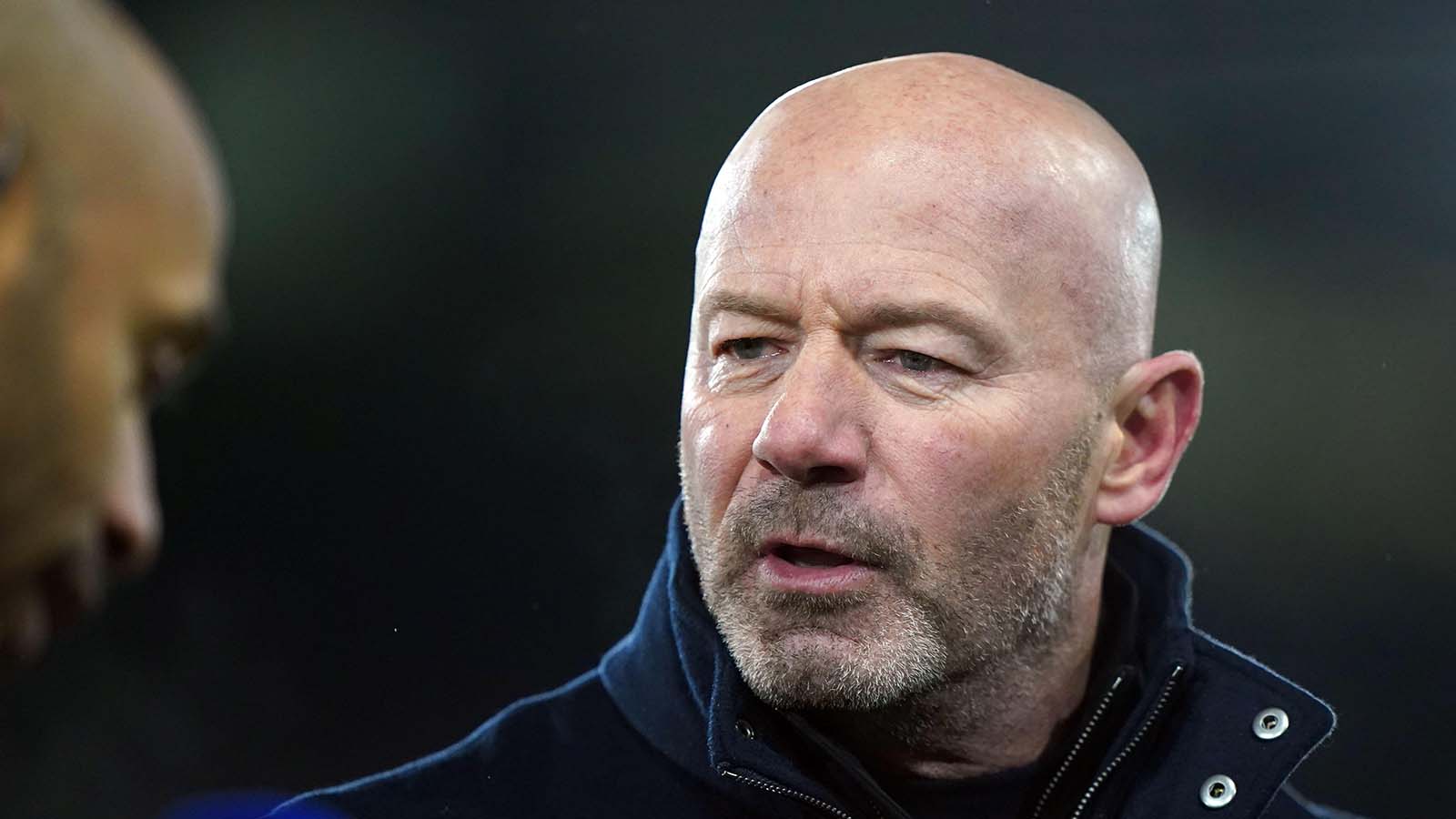 Alan Shearer doing punditry