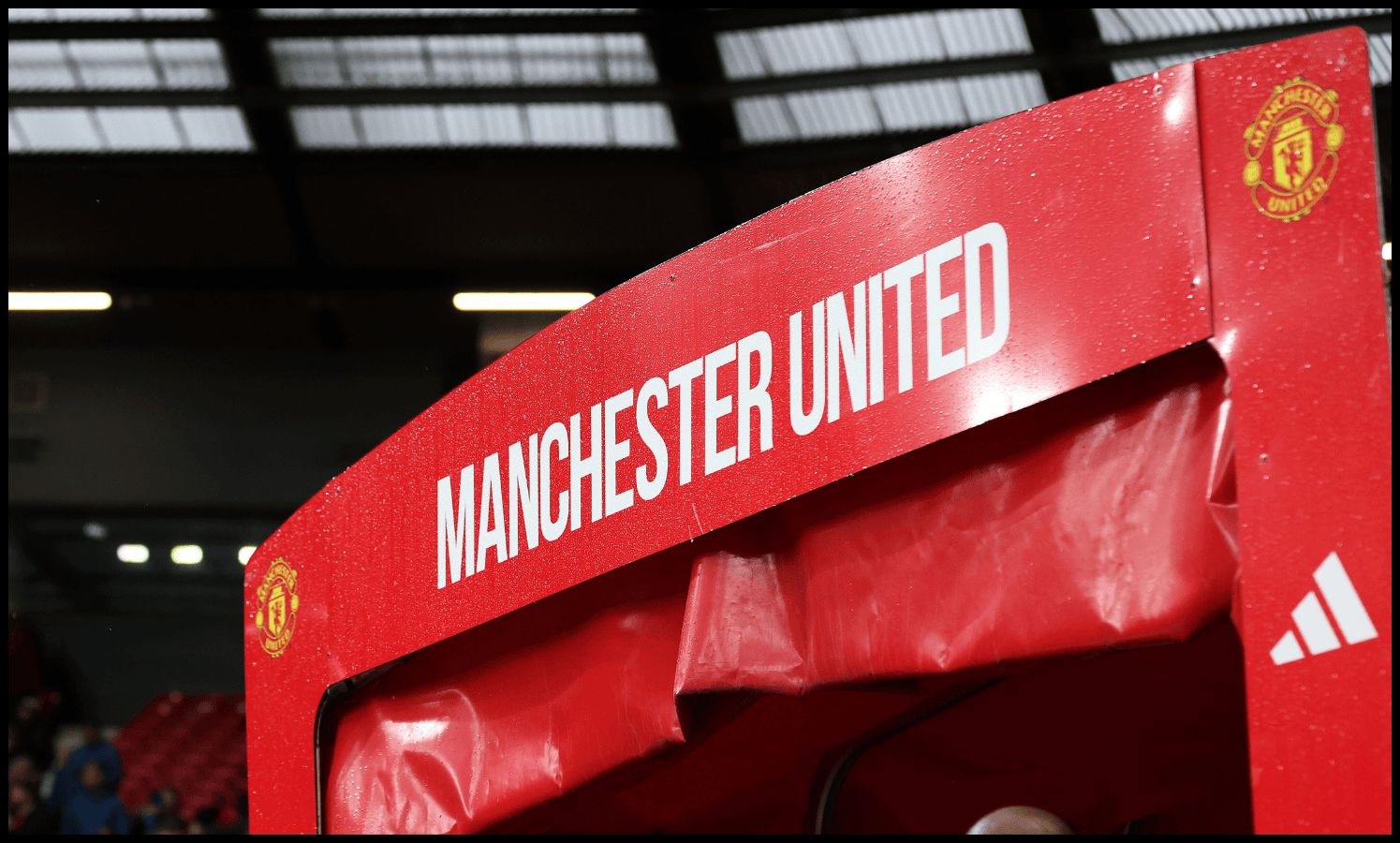 Stretford End tunnel.