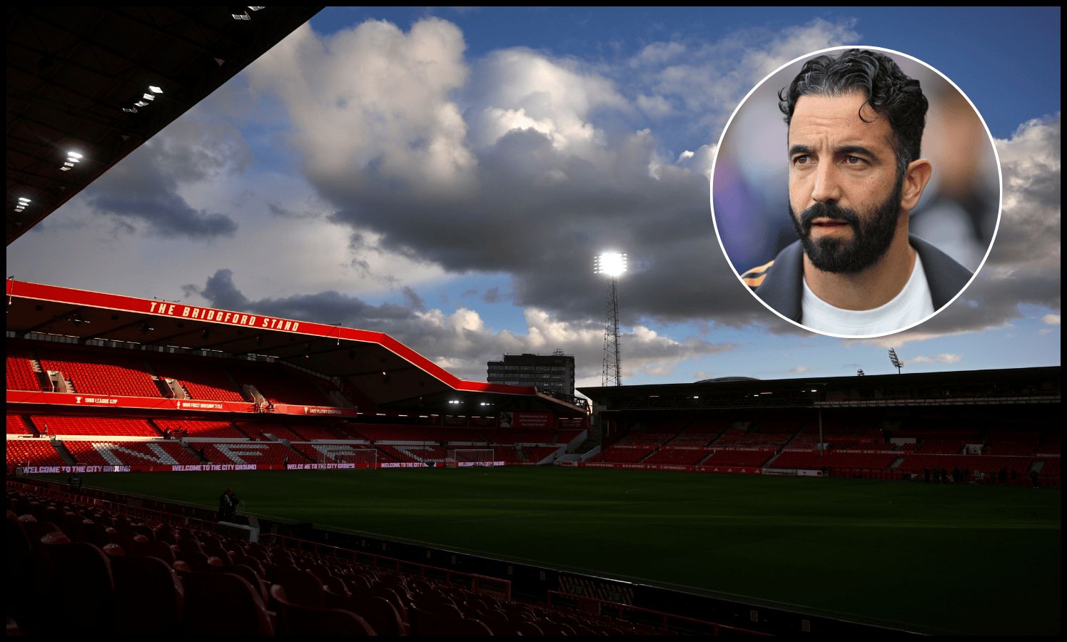 A general view inside Nottingham Forest’s City Ground.