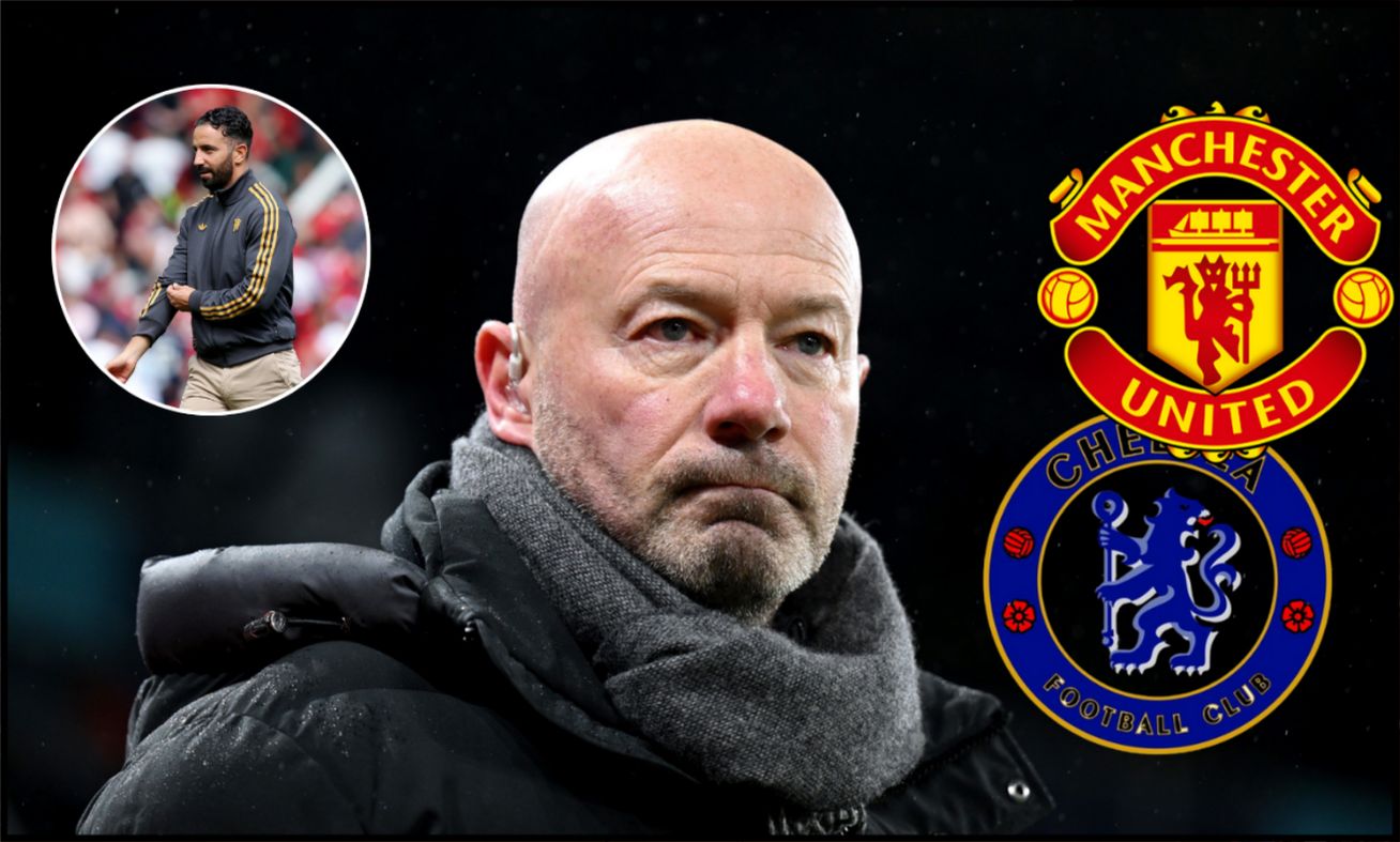 Alan Shearer looking on