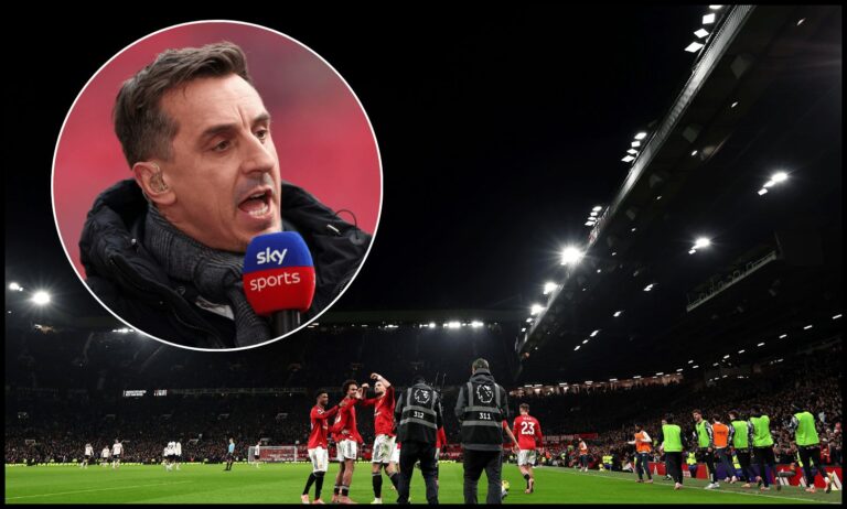 Gary Neville ‘staggered’ that Man Utd star has been kept at the club, he’s started every game this season