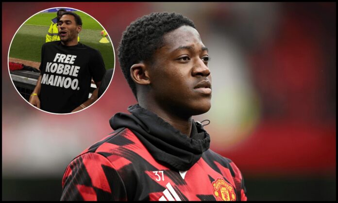 ‘free-kobbie-mainoo’:-mainoo’s-brother-attends-old-trafford-to-send-public-message-to-ruben-amorim