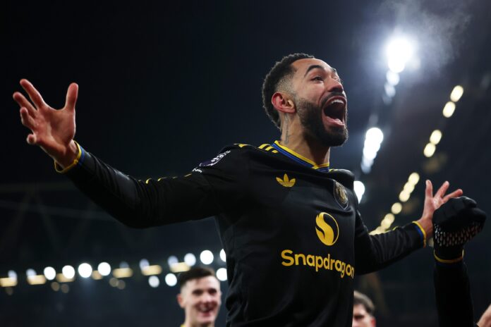 watch:-matheus-cunha-scores-a-wonder-goal-to-put-man-united-ahead